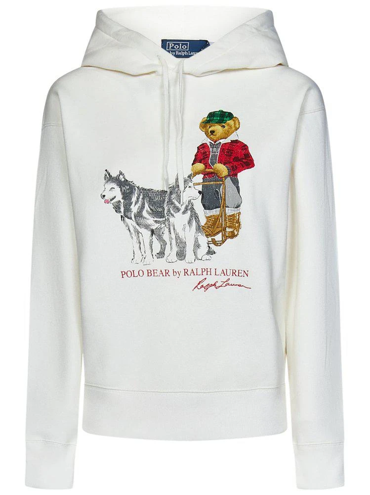商品Ralph Lauren|Polo Ralph Lauren Logo Printed Drawstring Hoodie,价格¥1374-¥1668,第1张图片
