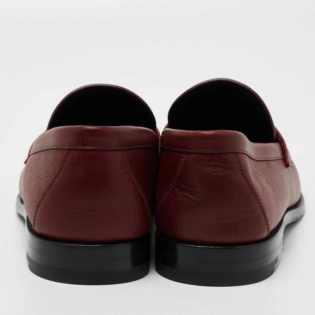 商品[二手商品] Louis Vuitton|Louis Vuitton Burgundy Epi Leather Major Slip On Loafers Size 44,价格¥5220,第5张图片详细描述
