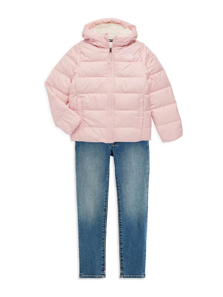 商品The North Face|Little Girl's & Girl's Moondoggy Puffer Jacket,价格¥776,第4张图片详细描述
