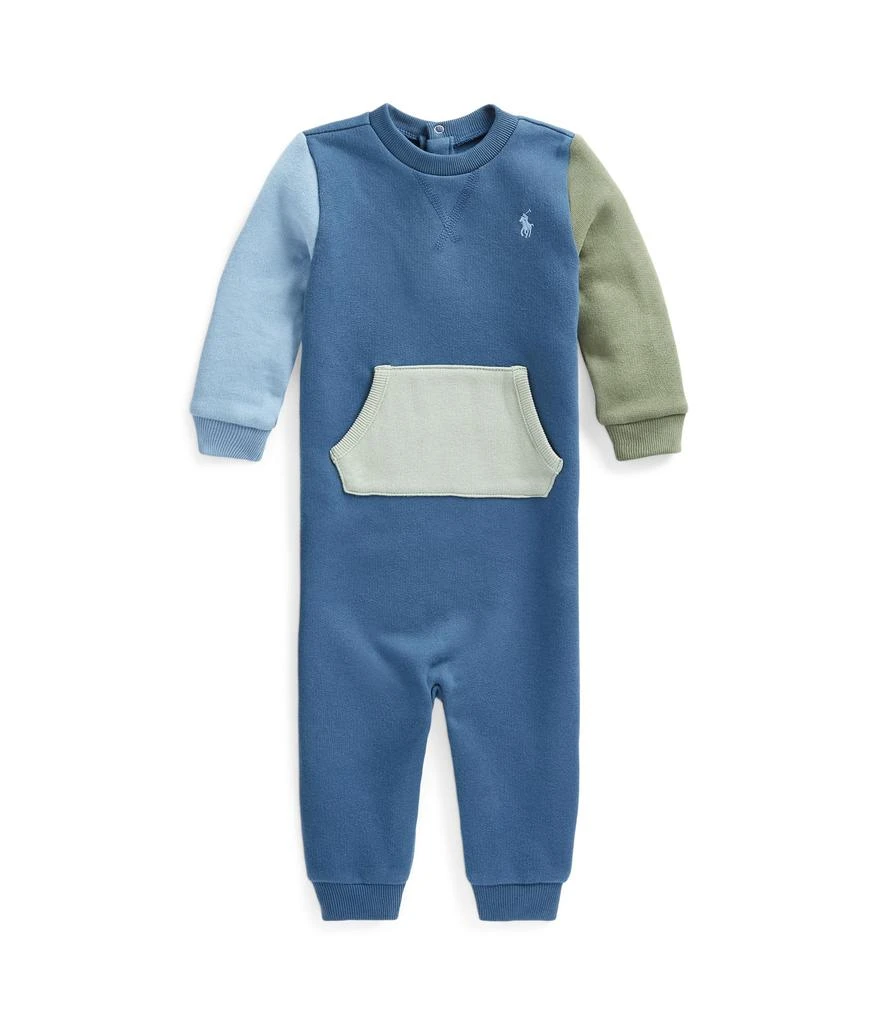 商品Ralph Lauren|Color-Blocked Fleece Coverall (Infant),价格¥369,第1张图片