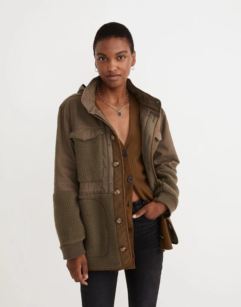 商品Madewell|Madewell x Rentrayage Upcycled Field Jacket,价格¥1944,第1张图片