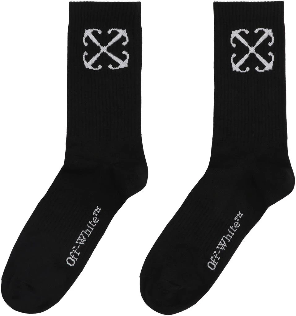 商品Off-White|LOGO COTTON BLEND SOCKS,价格¥737,第3张图片详细描述