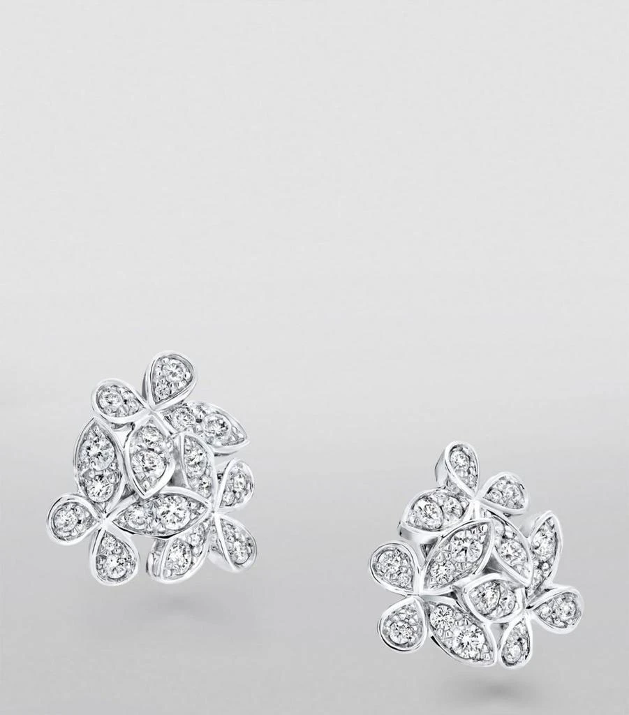 商品Graff|Mini White Gold and Diamond Triple Butterfly Earrings,价格¥8174,第3张图片详细描述