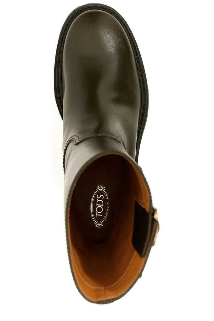 商品Tod's|Tod's Buckle-Detailed Round-Toe Boots,价格¥5441,第3张图片详细描述