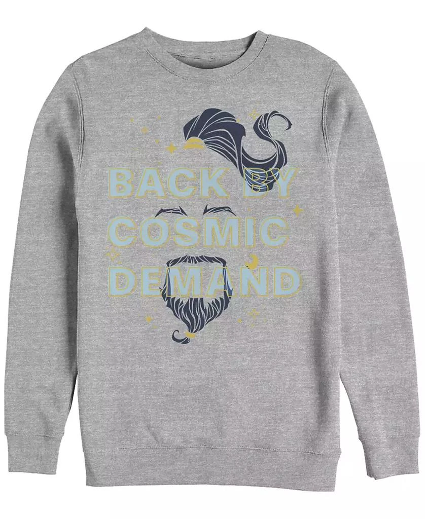 商品Disney|Disney Men's Aladdin Live Action Back by Cosmic Demand Genie Beard, Crewneck Fleece,价格¥337,第1张图片