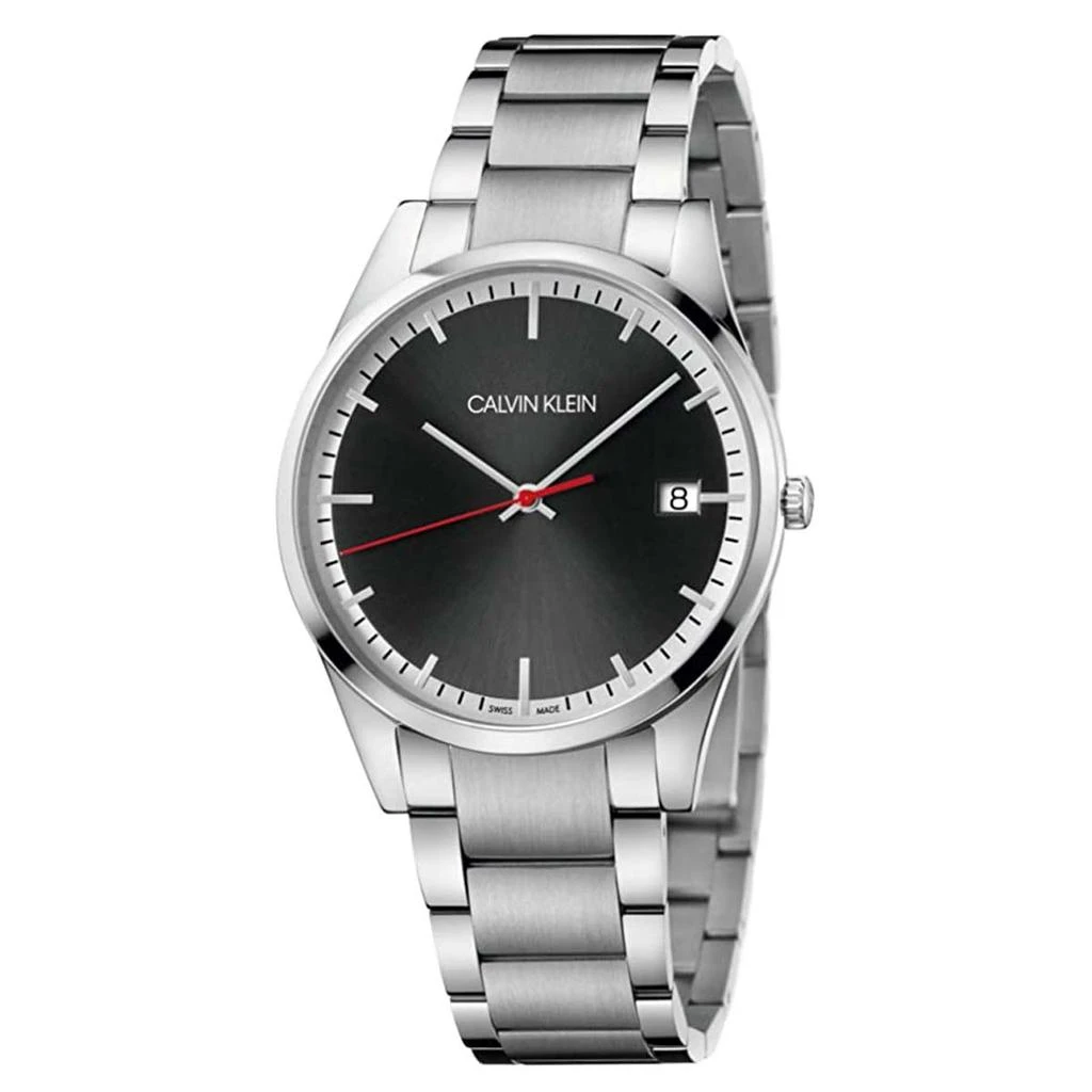 商品Calvin Klein|Calvin Klein Men's K4N2114X Sport 40mm Black Dial Stainless Steel Watch,价格¥378,第1张图片