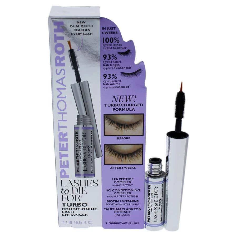 商品Peter Thomas Roth|Lashes To Die for Turbo Conditioning Lash Enhancer by Peter Thomas Roth for Women - 0.16 oz Treatment,价格¥449,第1张图片