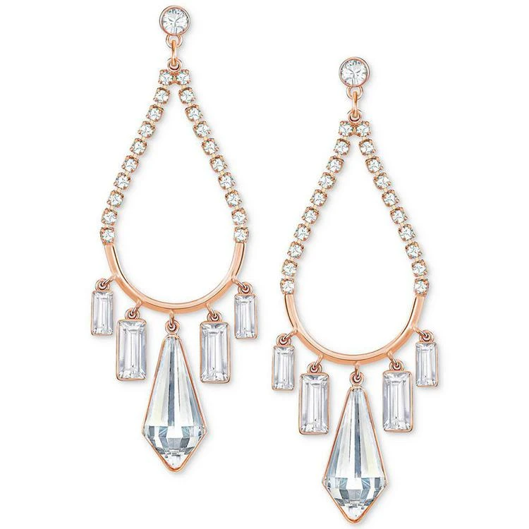 商品Swarovski|Rose Gold-Tone Crystal Chandelier Earrings,价格¥966,第1张图片