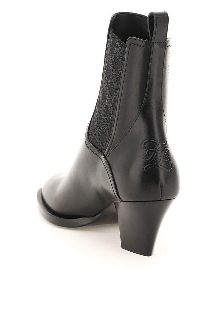 商品Fendi|KARLIGRAPHY LEATHER ANKLE BOOTS,价格¥5667,第4张图片详细描述