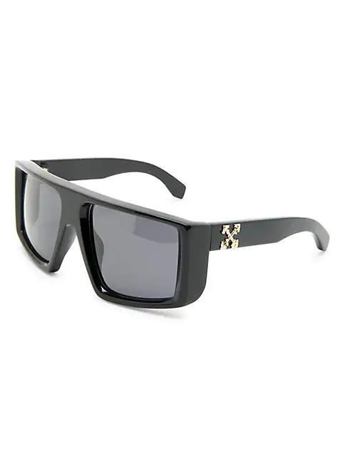 商品Off-White|Alps 145MM Shield Sunglasses,价格¥2691,第4张图片详细描述