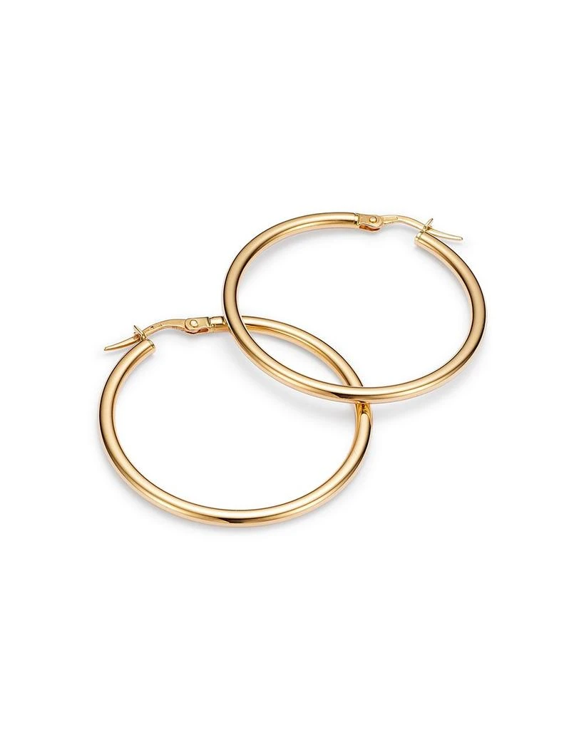 18K Yellow Gold Hoop Earrings 商品