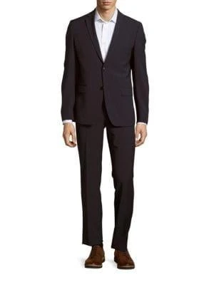 商品Versace|Textured Wool-Blend Jacket & Pants Set,价格¥278,第1张图片