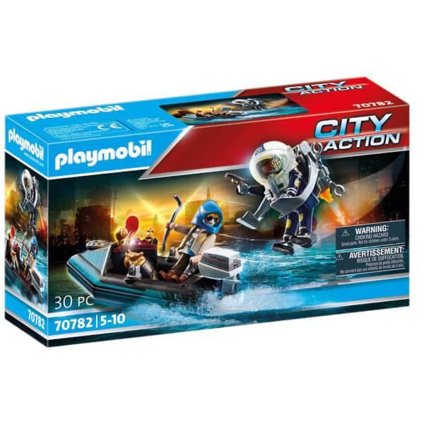 Playmobil Police Jet Pack with Boat (70782)商品第1张图片规格展示