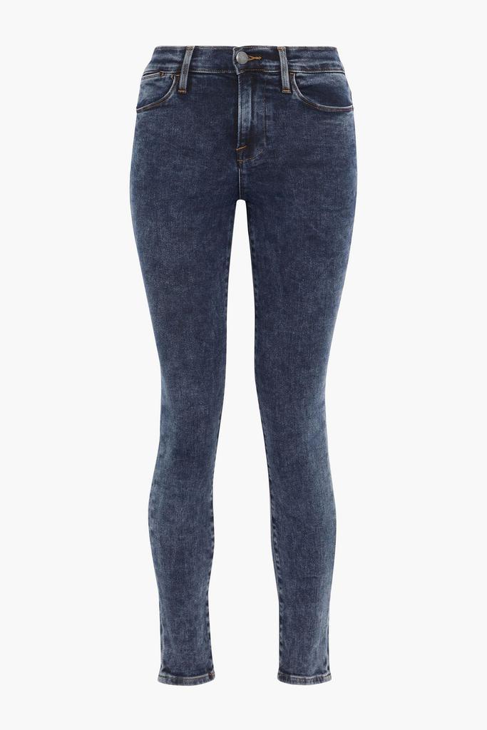商品FRAME|Le High Skinny acid-wash high-rise skinny jeans,价格¥489,第5张图片详细描述