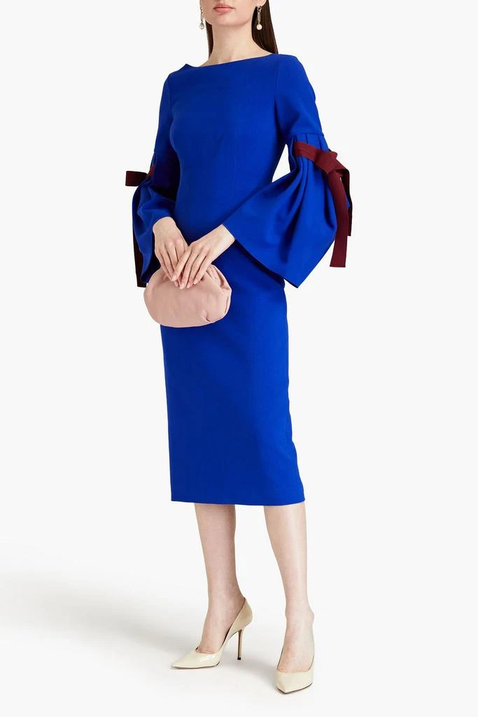 商品ROKSANDA|Bow-embellished crepe midi dress,价格¥6992,第2张图片详细描述