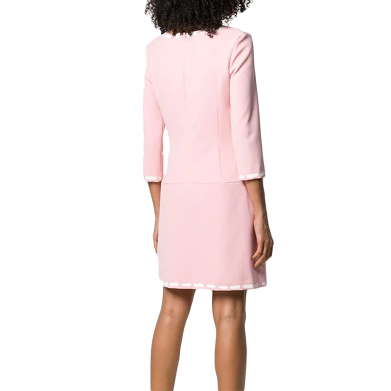 Moschino 莫斯奇诺 女士浅粉色短款迷你连衣裙 EA0468-0524-1224 商品