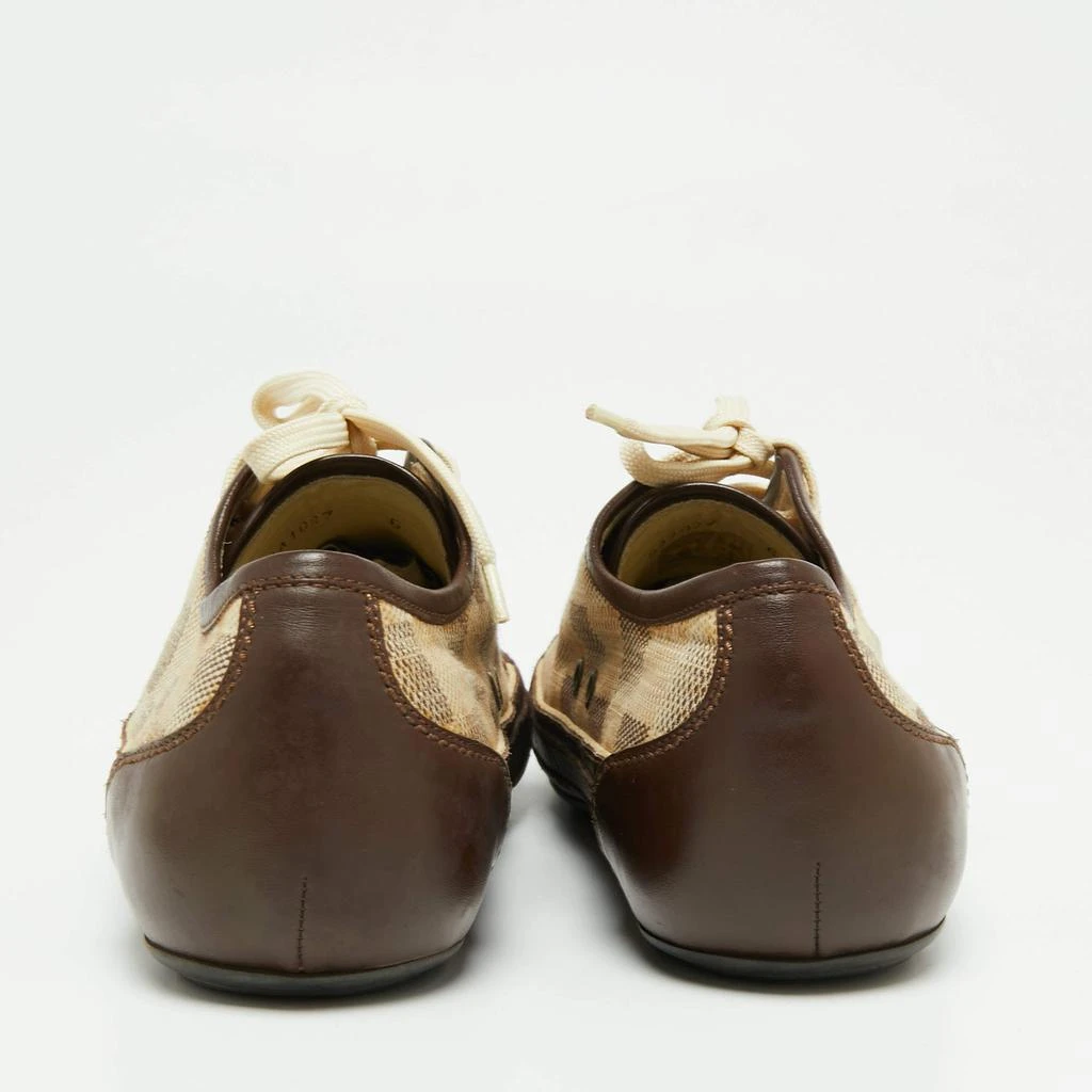 商品[二手商品] Louis Vuitton|Louis Vuitton Damier Azur Canvas and Leather Sneakers Size 40,价格¥2345,第5张图片详细描述