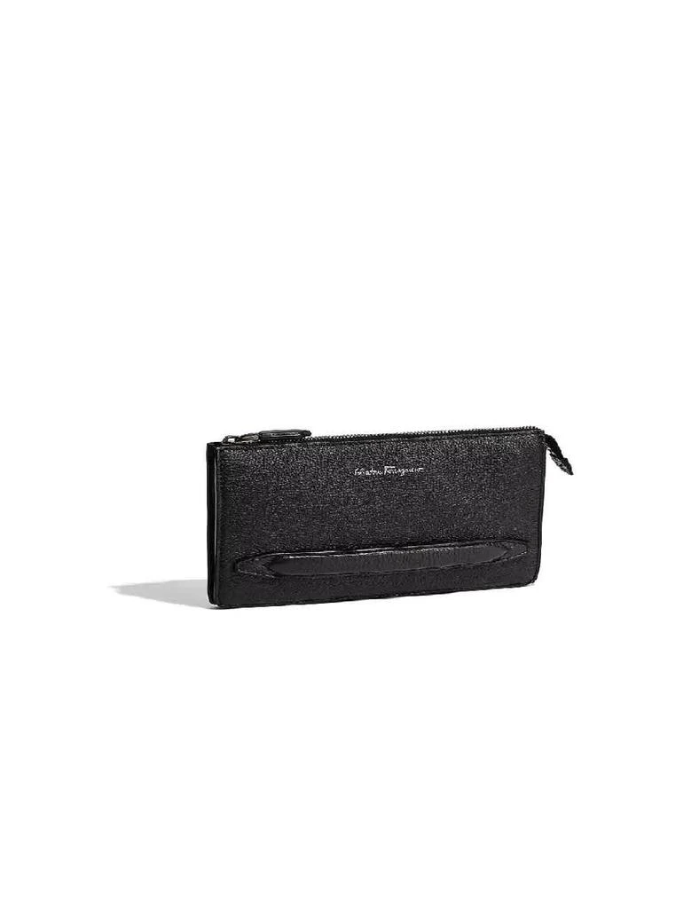 商品Salvatore Ferragamo|Salvatore Ferragamo Black Clutch With Strap,价格¥2002,第1张图片