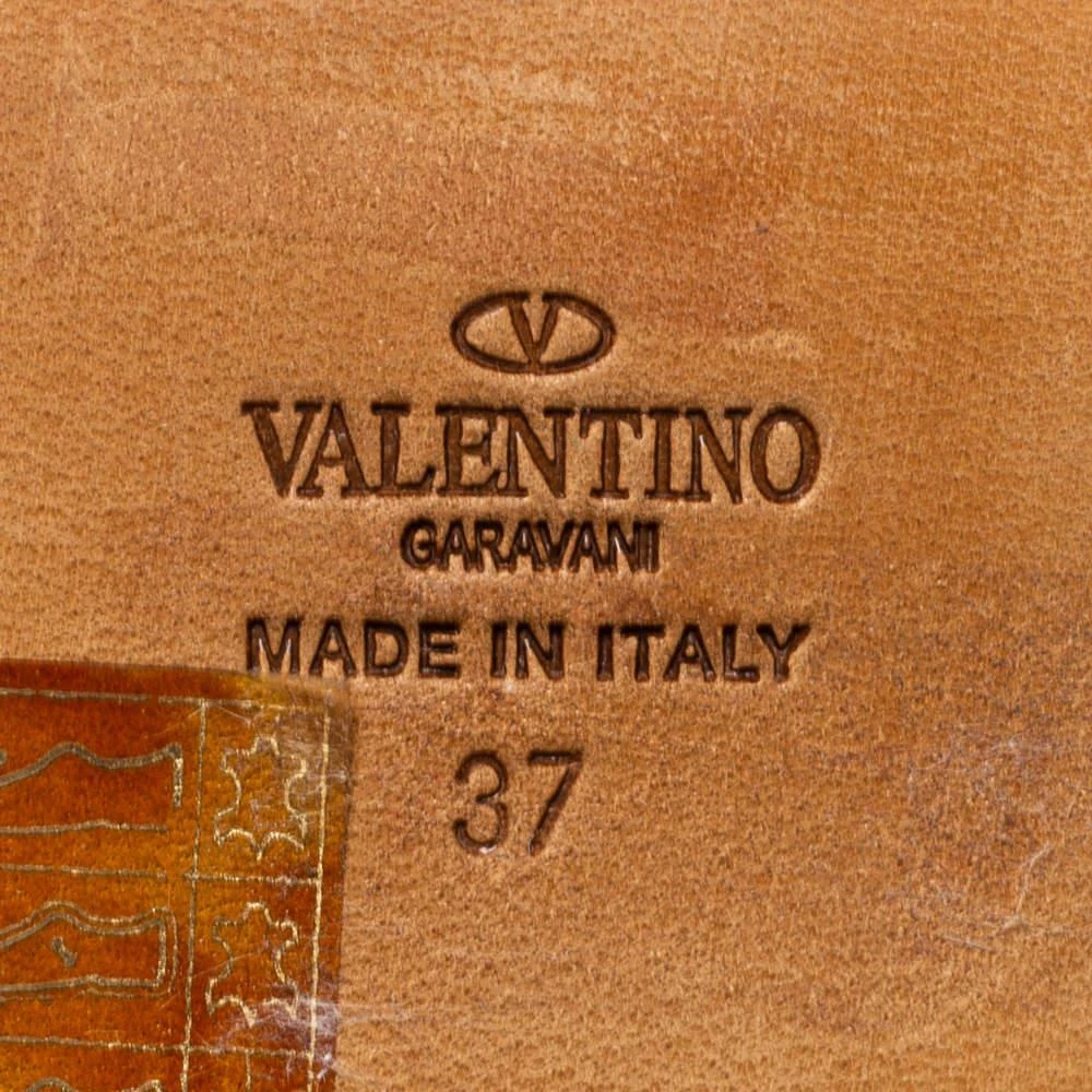 Valentino Burgundy Patent Fringe Derby Oxfords Size 37 商品