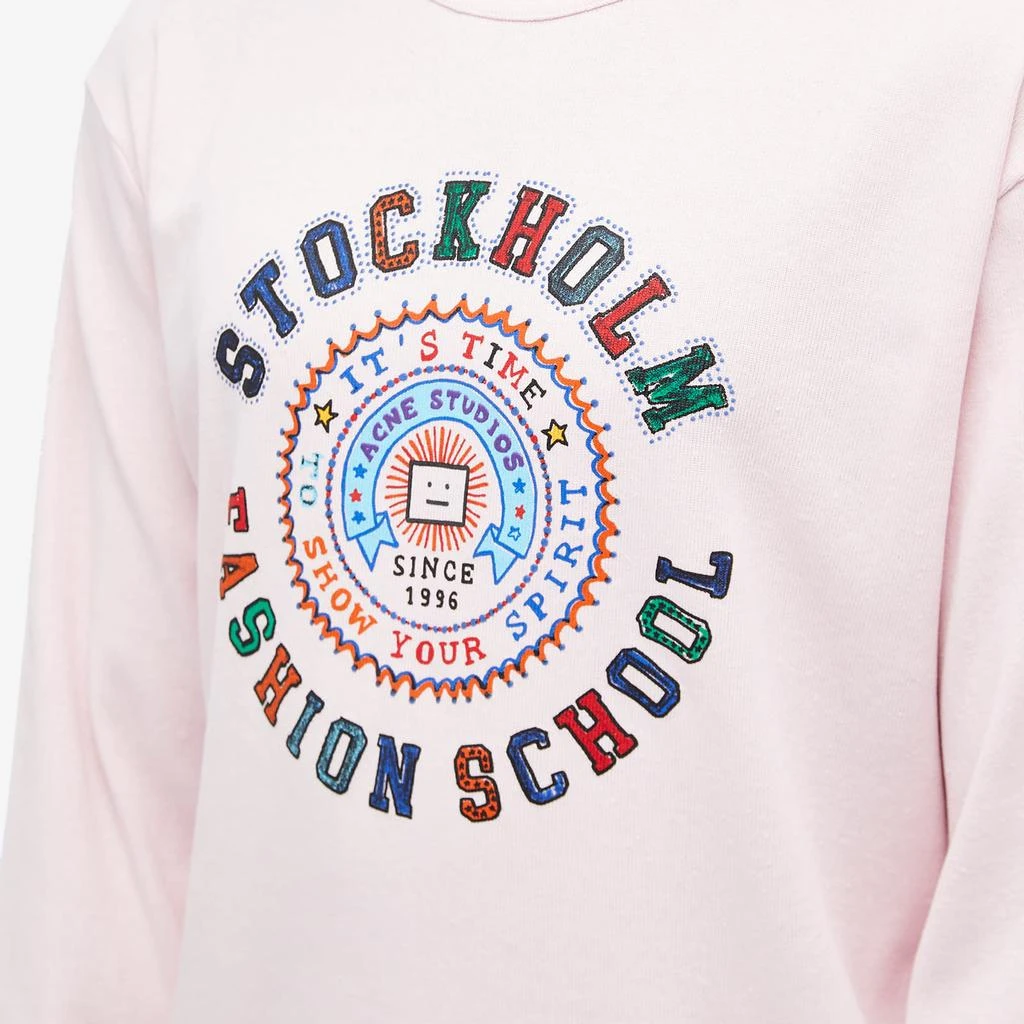 商品Acne Studios|Acne Studios Long Sleeve Eisen School T-Shirt,价格¥1074,第5张图片详细描述