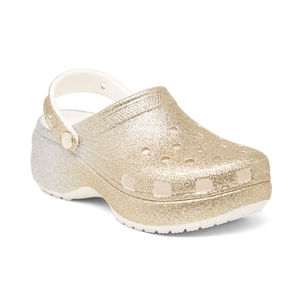 商品Crocs|Women's Classic Platform Clogs from Finish Line,价格¥364,第1张图片