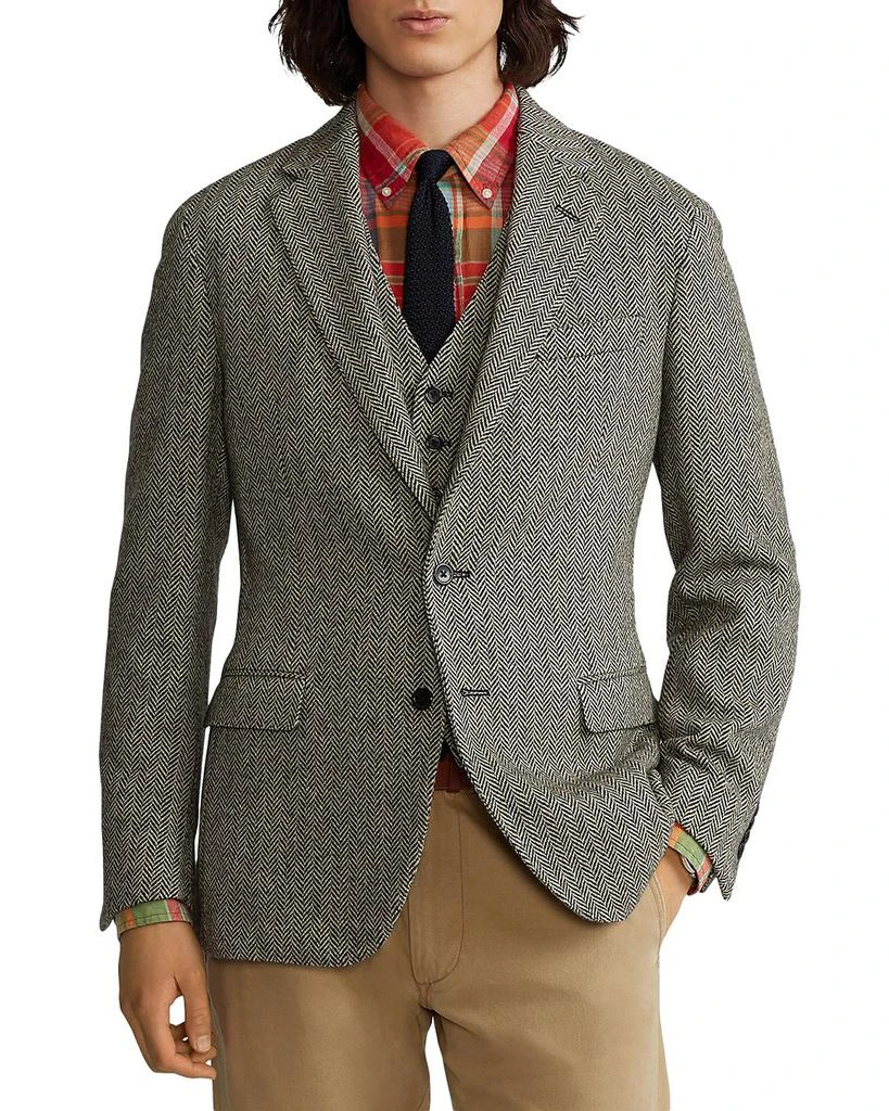 商品Ralph Lauren|Soft Herringbone Sport Coat,价格¥4452,第1张图片