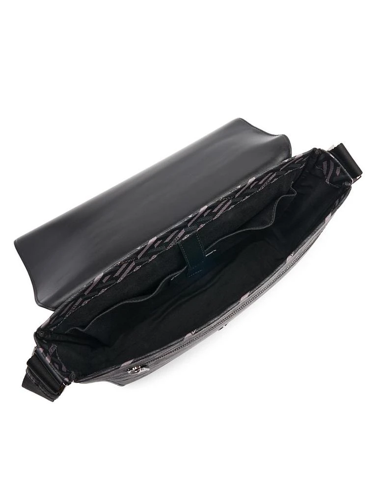 商品Versace|La Greca Signature Coated Canvas Messenger Bag,价格¥5952,第3张图片详细描述