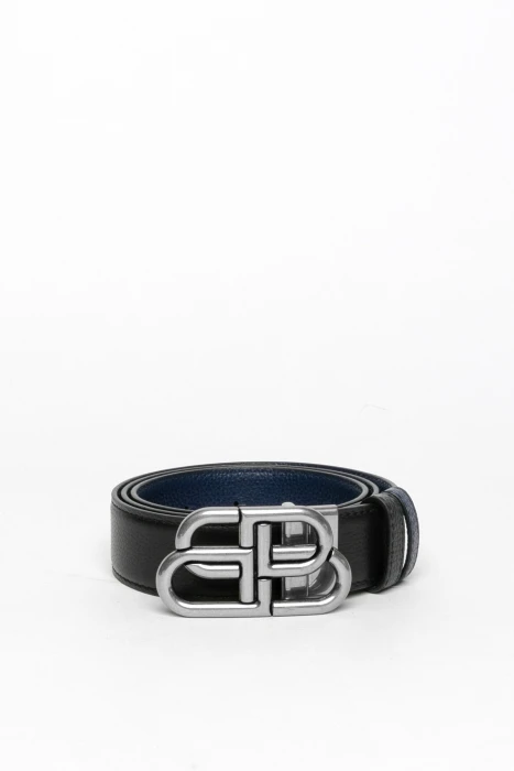 商品[国内直发] Balenciaga|BALENCIAGA 男士黑色小牛皮腰带 674232-15YYY-1064,价格¥3785,第1张图片