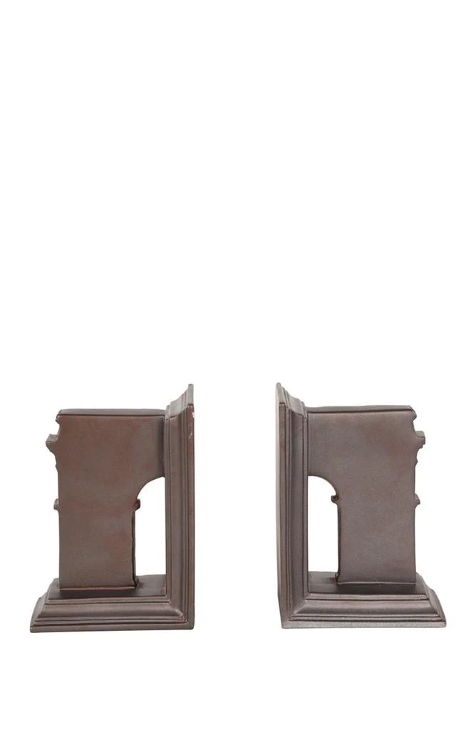 商品SONOMA SAGE HOME|Brown Fiberglass Rustic Architecture Bookend - Set of 2,价格¥518,第4张图片详细描述