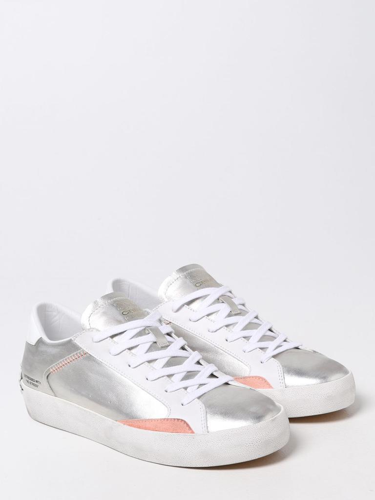 商品Crime London|Crime London sneakers in worn laminated leather,价格¥577,第4张图片详细描述