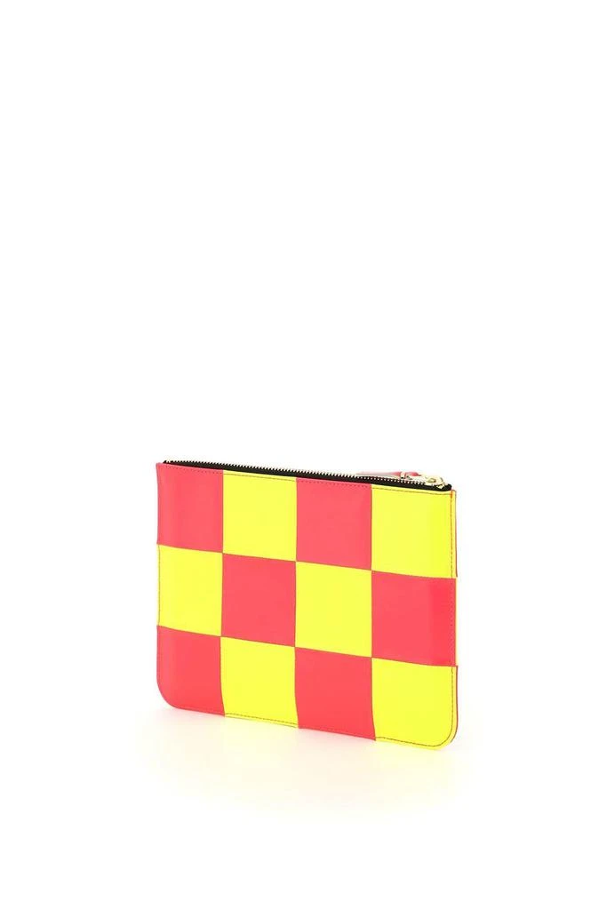 商品Comme des Garcons|FLUO SQUARES LEATHER POUCH,价格¥565,第2张图片详细描述