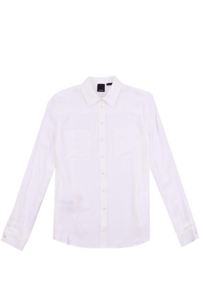 Pinko White Shirt With Pockets商品第1张图片规格展示