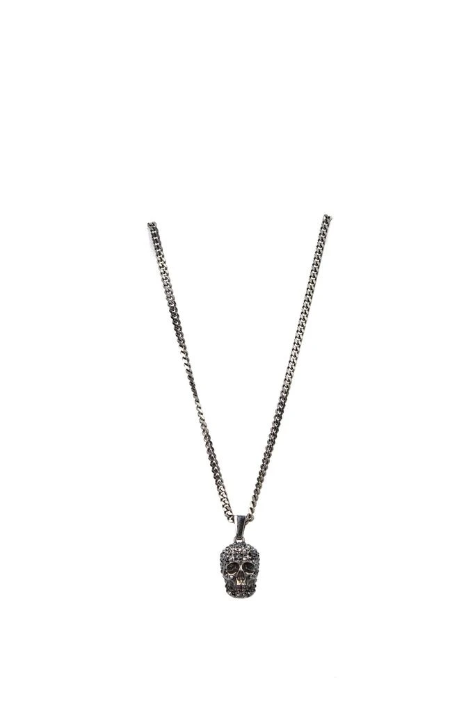 商品Alexander McQueen|Necklaces Brass Silver,价格¥2517,第2张图片详细描述