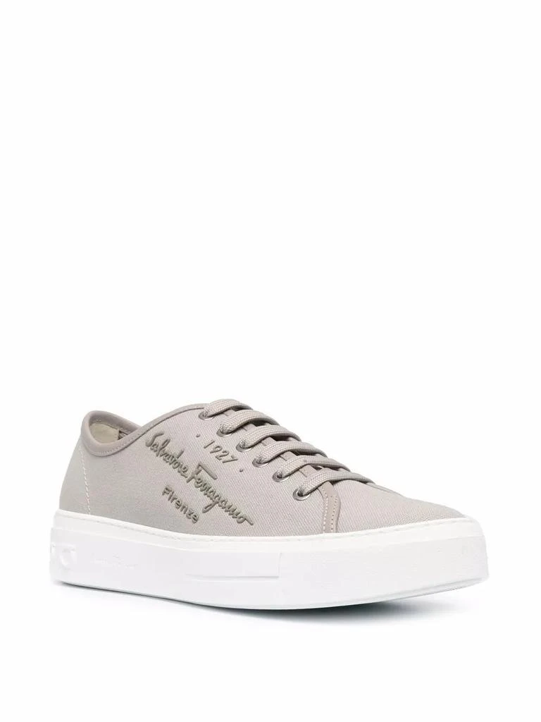 商品Salvatore Ferragamo|Ferragamo Mediterr Low-Top Sneakers,价格¥2586,第2张图片详细描述