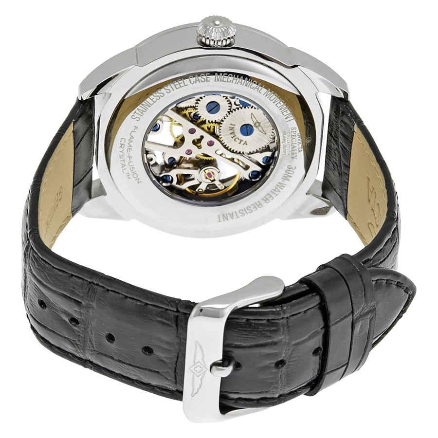 Invicta Specialty Mechanical Blue Skeleton Dial Mens Watch 23534商品第3张图片规格展示