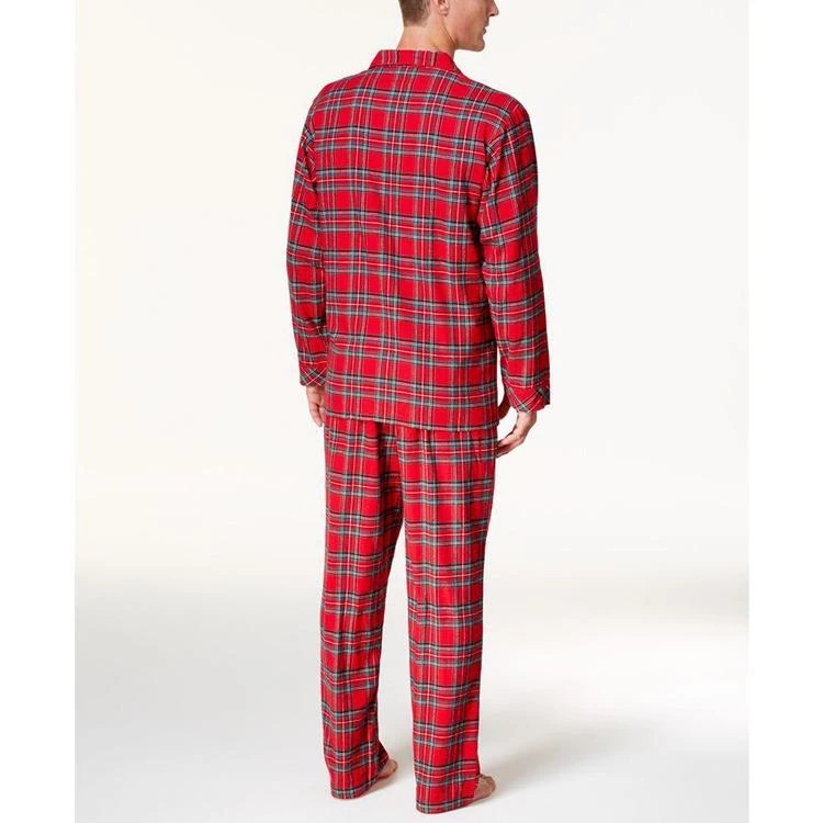商品Family Pajamas|Family Pajamas Men's Holiday Plaid Pajama Set, Only at Macy's 家居服爸爸款,价格¥133,第2张图片详细描述