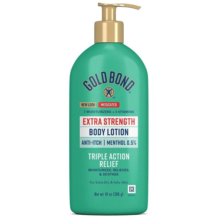 商品Gold Bond|Medicated Extra Strength Body Lotion, With Menthol,价格¥90,第1张图片