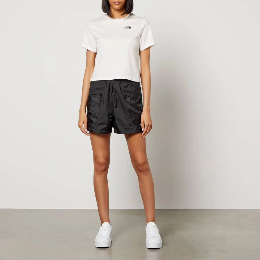 商品The North Face|The North Face Women's Foundation Crop T-Shirt - Gardenia White,价格¥136,第3张图片详细描述