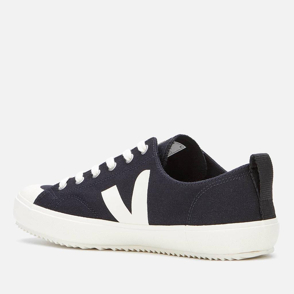 Veja Men's Nova Canvas Low Top Trainers - Black Pierre商品第2张图片规格展示