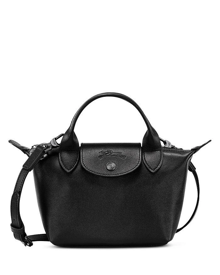 商品Longchamp|Le Pliage Xtra Top Handle XS Leather Crossbody,价格¥3758,第1张图片