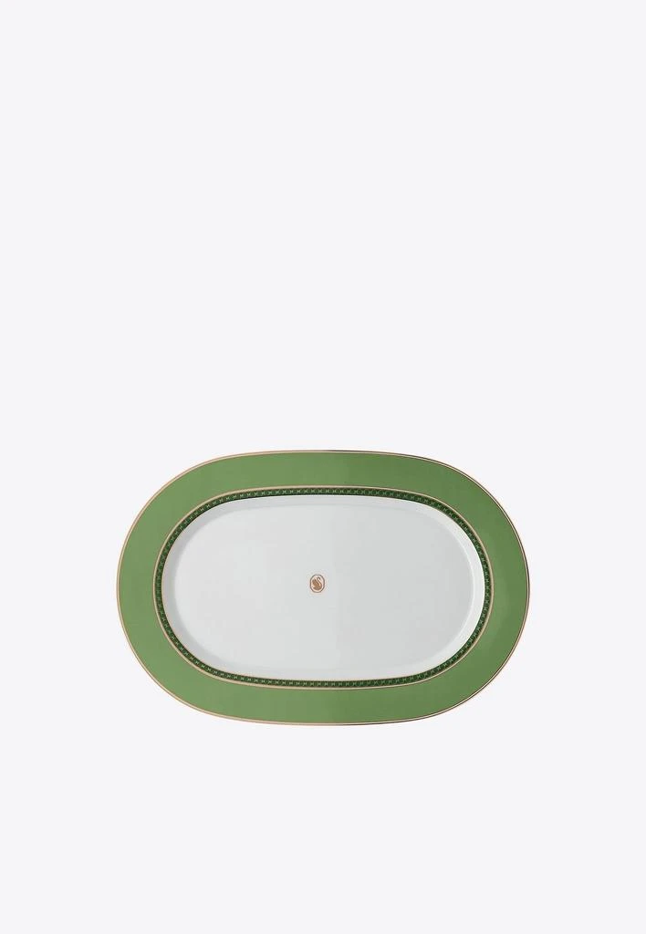 商品Swarovski|Signum Porcelain Oval Platter,价格¥2028,第1张图片