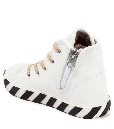 商品Off-White|Low Vulcanized羊毛皮衬里运动鞋,价格¥2618,第3张图片详细描述