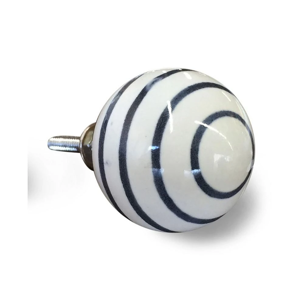 商品KNOB-IT|Handpainted Ceramic Knob Set of 8,价格¥521,第3张图片详细描述