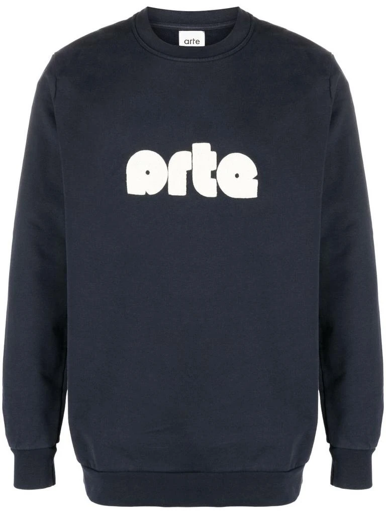 商品ARTE ANTWERP|ARTE ANTWERP CONRAD CHENILLE LOGO CREWNECK,价格¥914,第1张图片