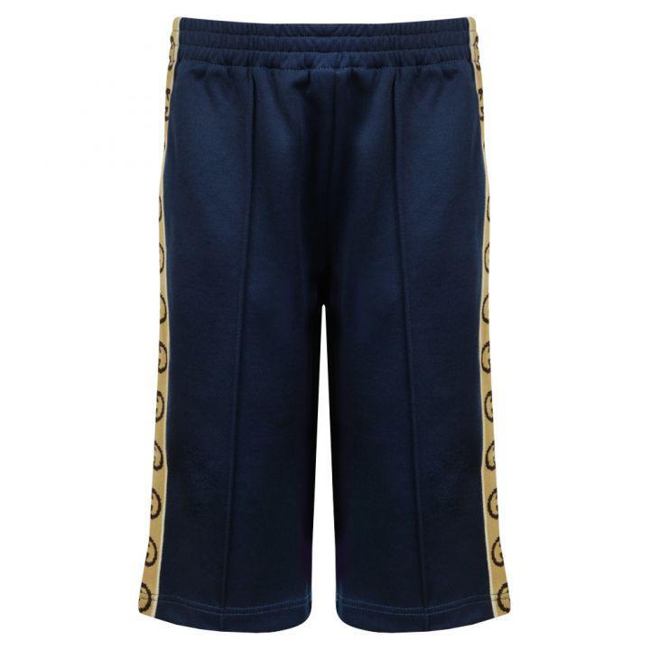 商品Gucci|Blue Logo Panel Joggers,价格¥952,第5张图片详细描述