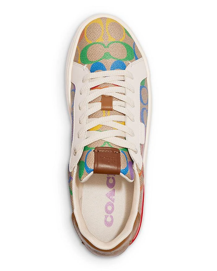 商品Coach|Women's Lowline Rainbow Low Cut Sneakers,价格¥507,第4张图片详细描述