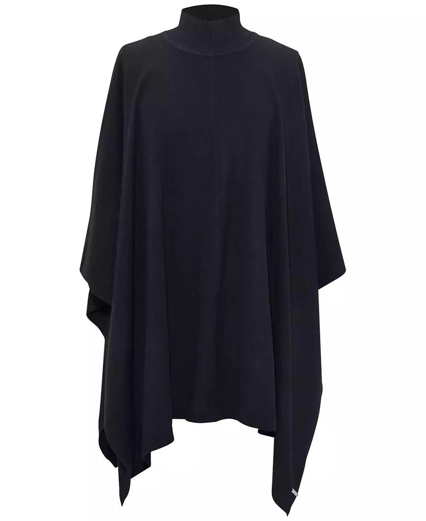 商品Ralph Lauren|Women's Convertible Mock Neck Poncho Sweater,价格¥451,第1张图片