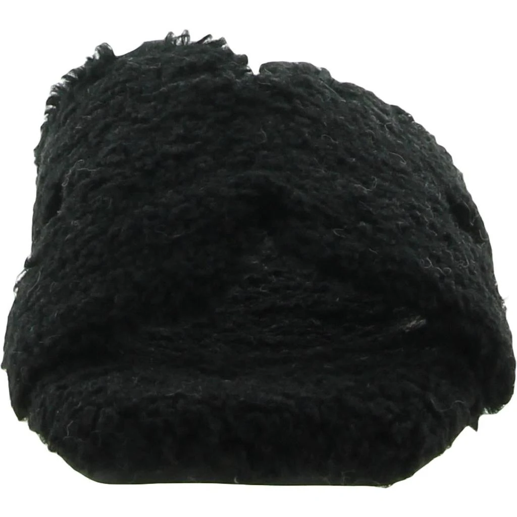 商品Steve Madden|Steve Madden Womens Seek Faux Fur Square Toe Slide Slippers,价格¥92,第3张图片详细描述
