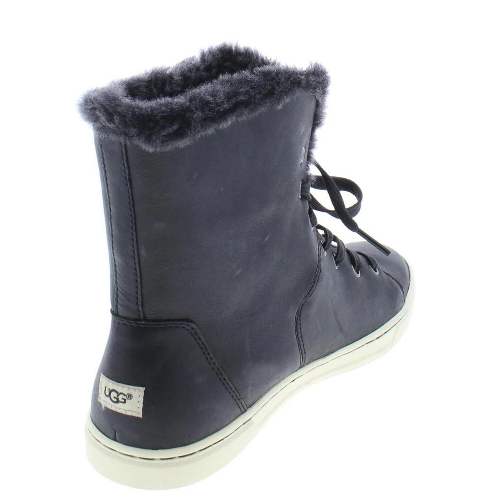 商品UGG|Ugg Womens Croft Leather Shearling Booties,价格¥475,第2张图片详细描述