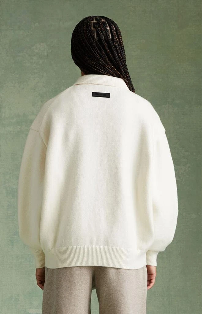 Essentials Cloud Dancer Knit Polo Sweater 商品